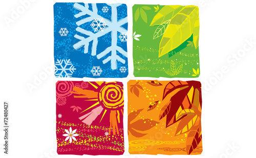 Seasons in squares