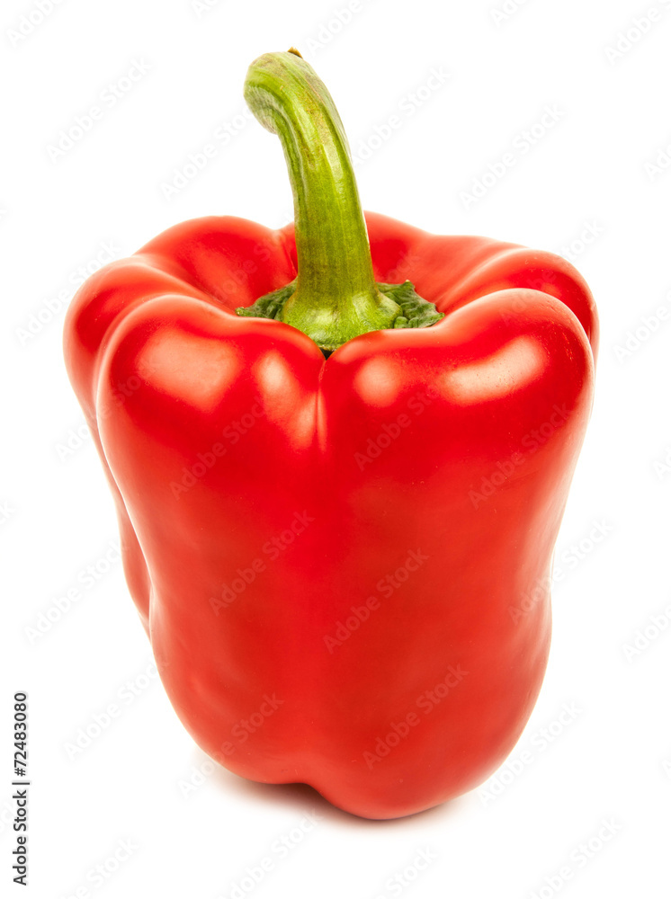 Sweet pepper isolated on a white background Sweet pepper isolated on a white background