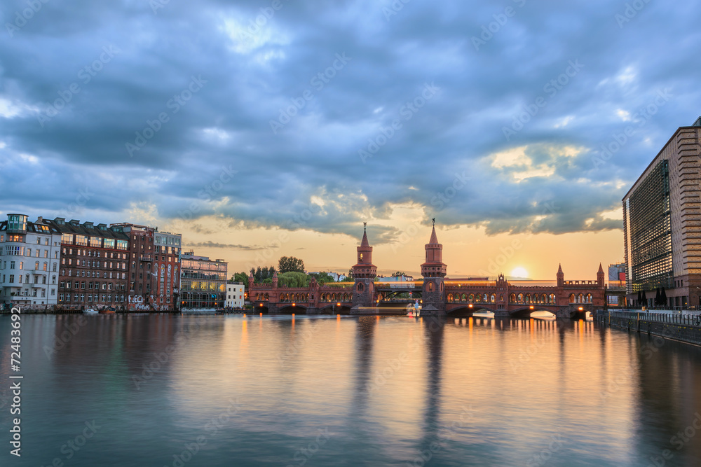 Oberbaum bridge, Berlin, Germany