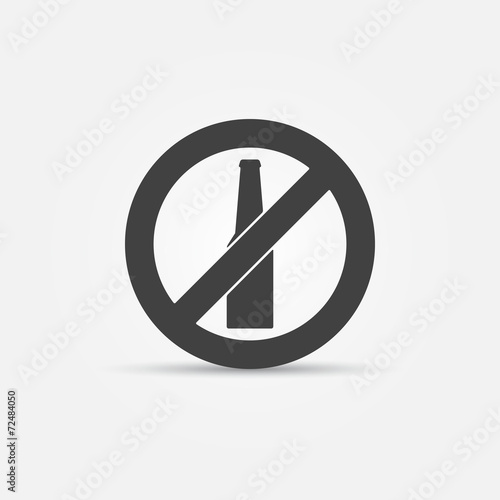 Free Download No alcohol vector sign - GFXLoad