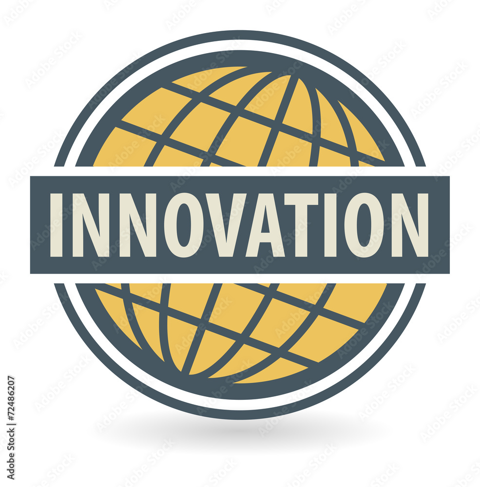 Abstract stamp or label with the text Innovation Abstract stamp or label with the text Innovation