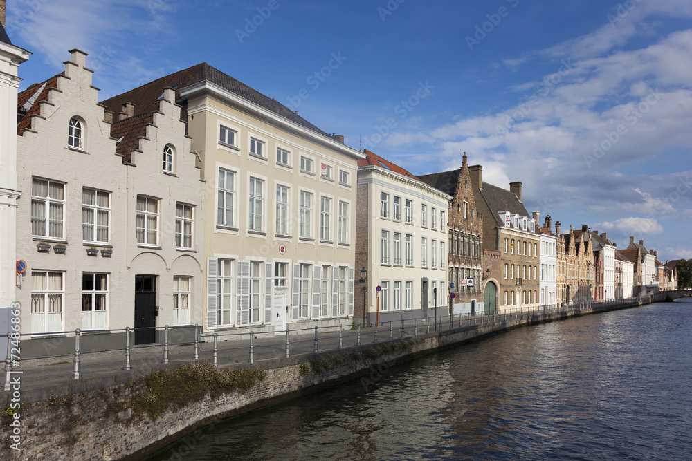 Architecture of Bruges, West Flanders, Belgium