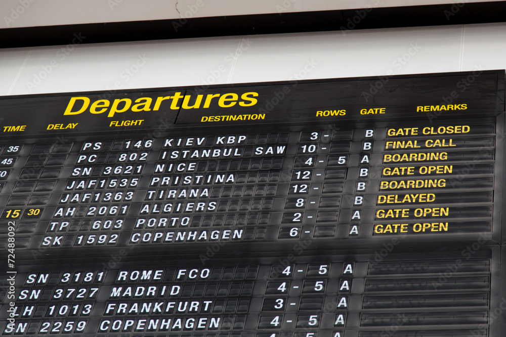 Fototapeta premium Terminal Info Board - 14