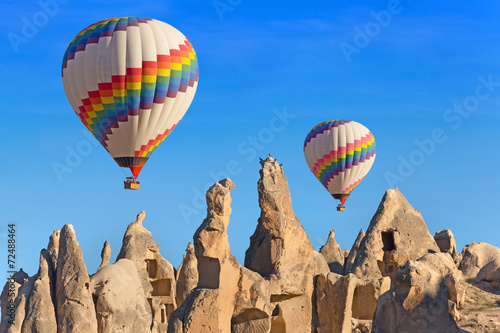 Balloons over Cappadocia, Turkey.