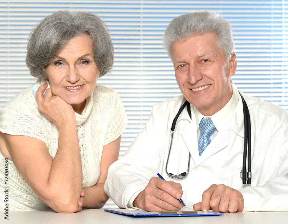 doctor with a patient doctor with a patient