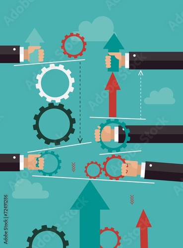 Business cooperation concept