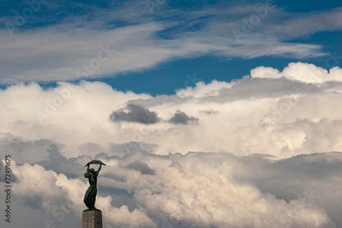 Photography Liberty statue, Budapest, Hungary