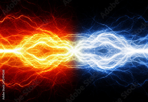 Fire and ice lightning