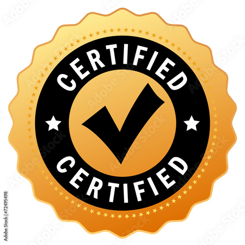 Certified icon
