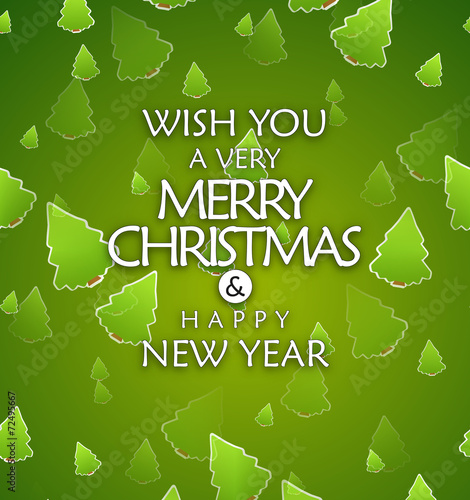 Christmas Trees Background