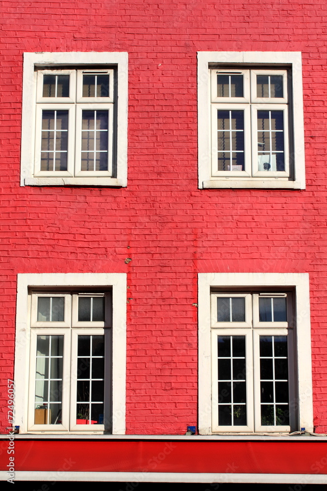 Red facade