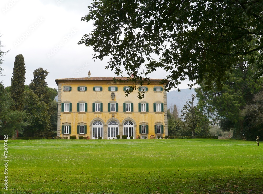 The villa Grabau near Lucca in Italy