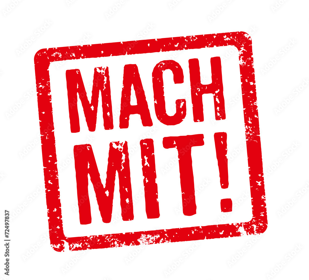 Roter Stempel Mach mit StockIllustration Adobe Stock