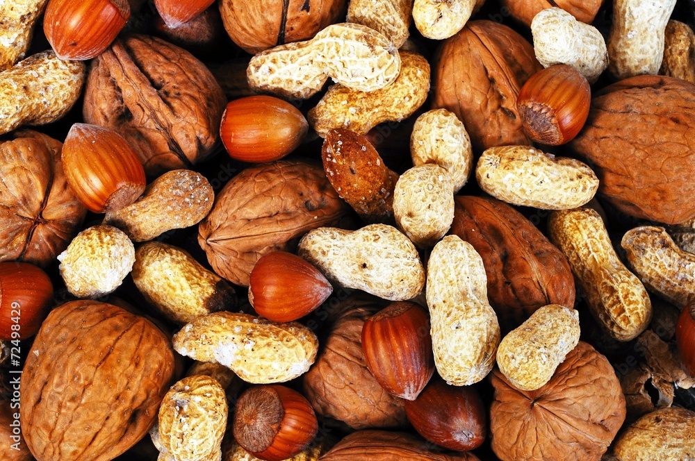 Mixed nuts in shells © Arena Photo UK Mixed nuts in shells © Arena Photo UK