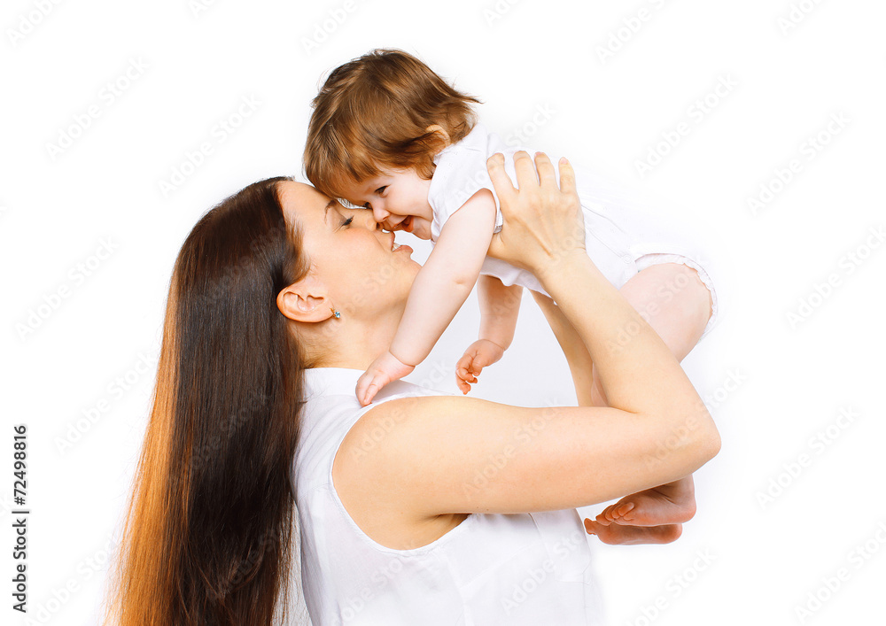 Happy mom and baby having fun together Happy mom and baby having fun together