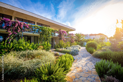Hotel garden and terrace