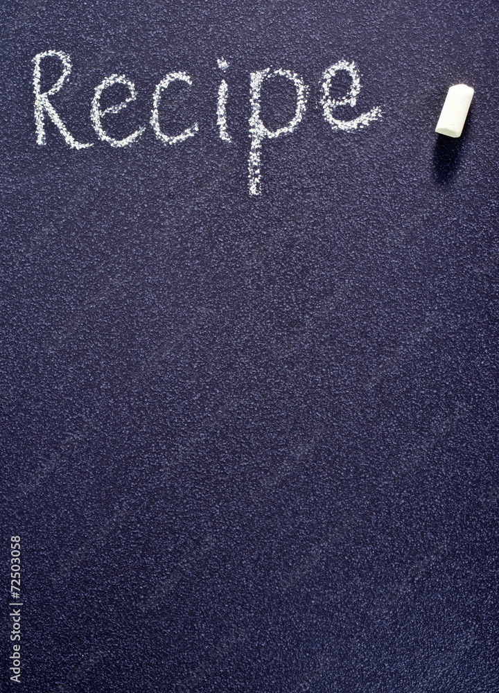 Fototapeta premium black board for recipe