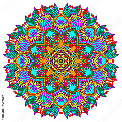 mandala, circle decorative spiritual indian symbol of lotus