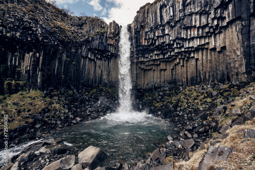 Svartifoss, Black Waterfall