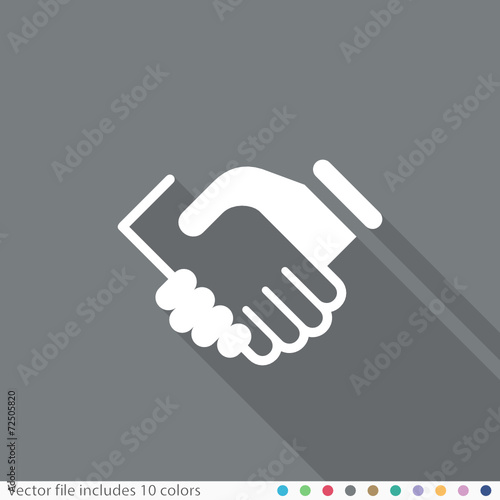 Flat Long Shadow Icon