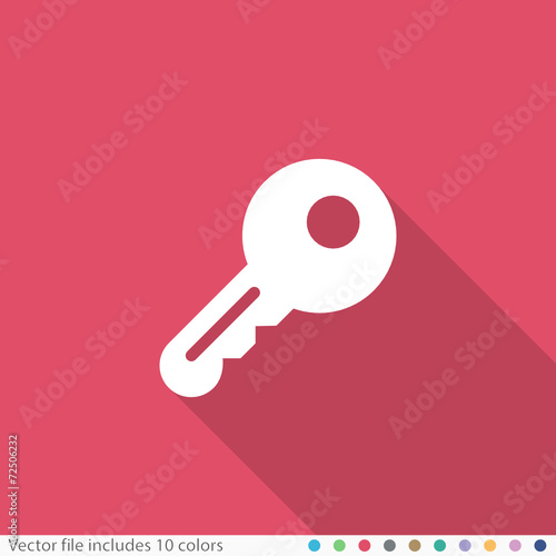 Flat Long Shadow Icon