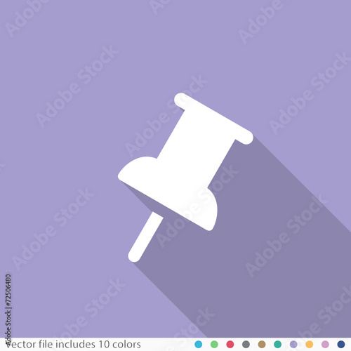 Flat Long Shadow Icon