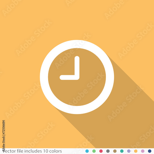 Flat Long Shadow Icon