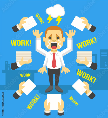 A lot of work coming. Multitasking man