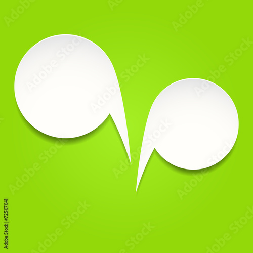 Vector speech bubbles