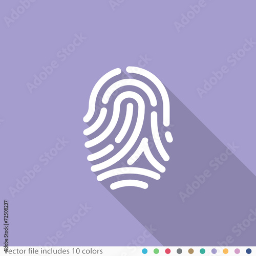 Flat Long Shadow Icon