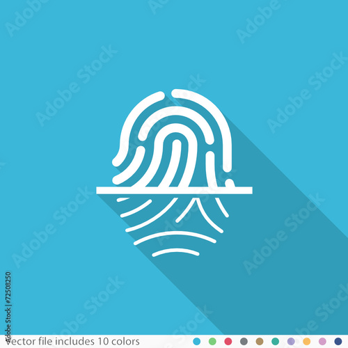 Flat Long Shadow Icon