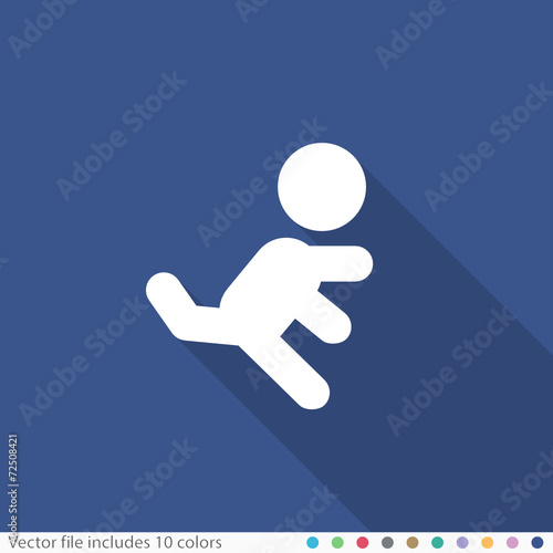 Flat Long Shadow Icon