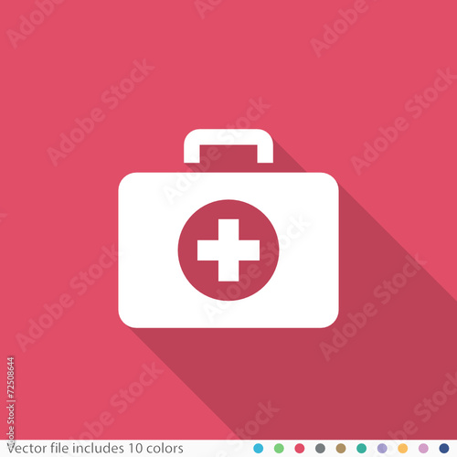 Flat Long Shadow Icon