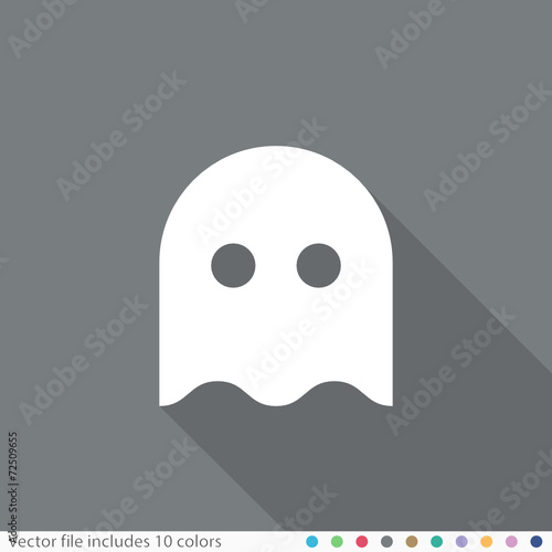 Flat Long Shadow Icon