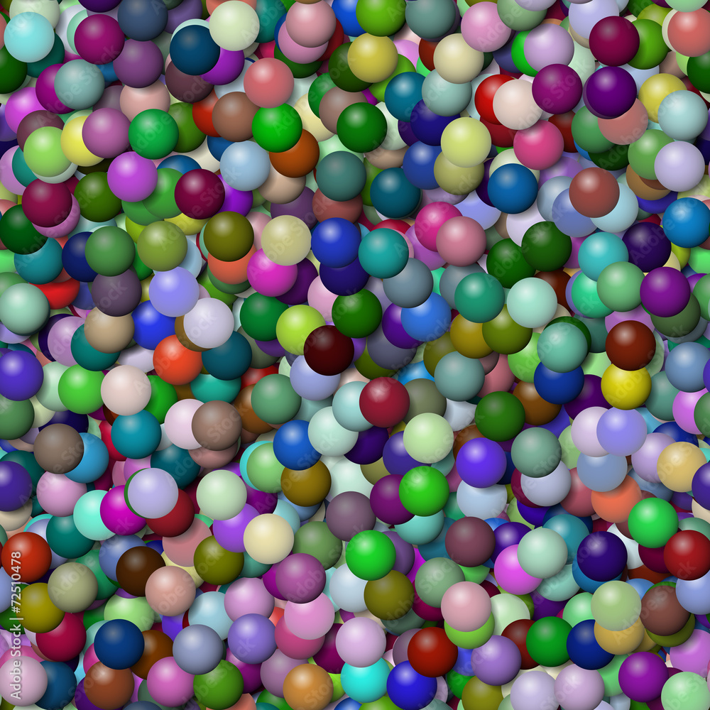 Balls seamless generated hires texture