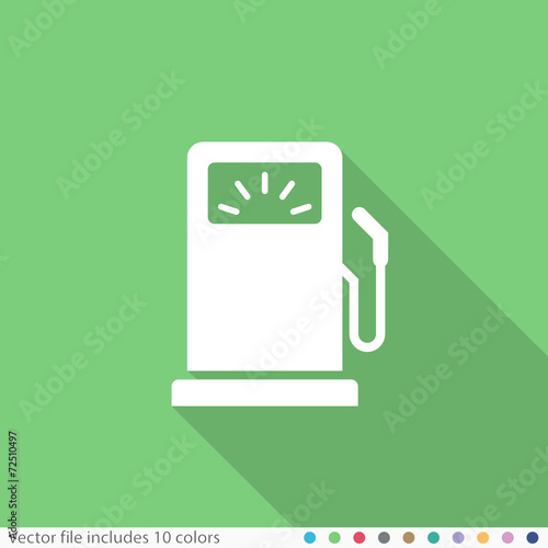 Flat Long Shadow Icon