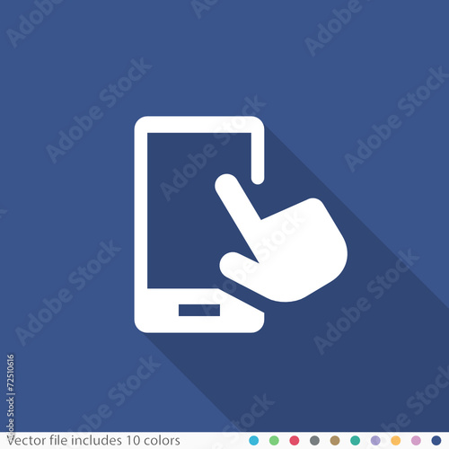 Flat Long Shadow Icon
