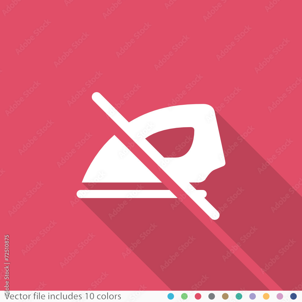 Flat Long Shadow Icon Flat Long Shadow Icon
