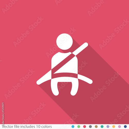 Flat Long Shadow Icon