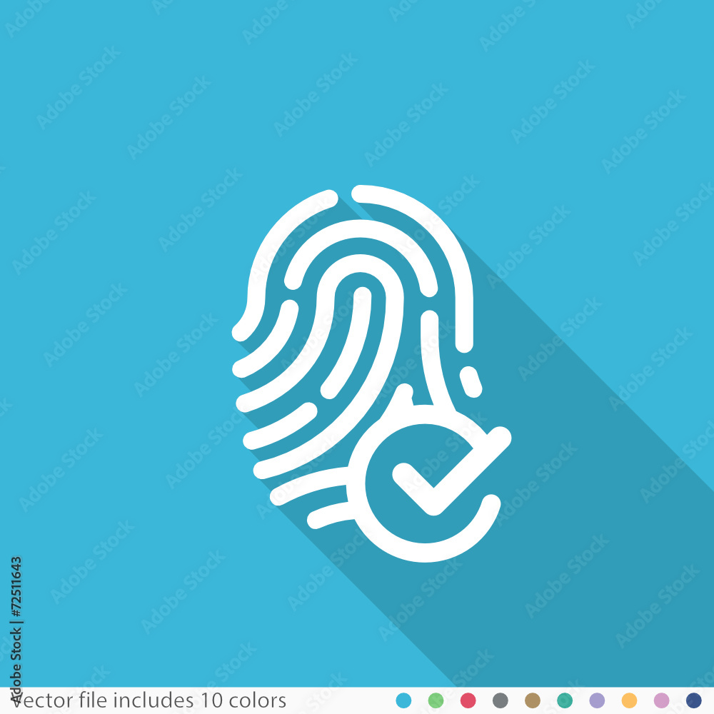 Flat Long Shadow Icon Flat Long Shadow Icon