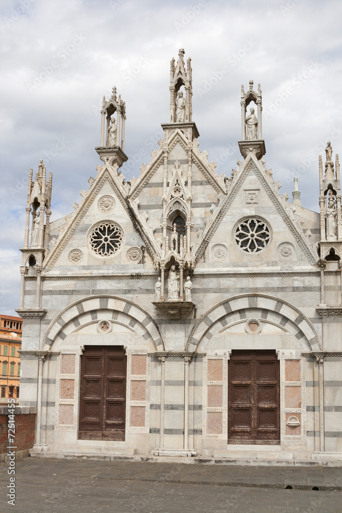Santa Maria della Spina church in Pisa, Italy.