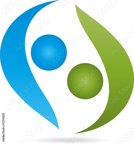 Menschen, Leute, Paar, Logo