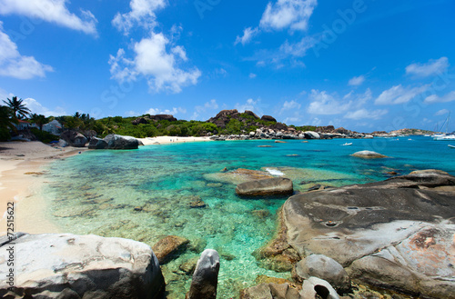 Stunning beach at Caribbean