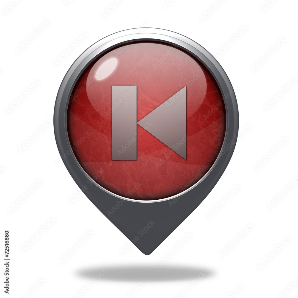 prev pointer icon on white background prev pointer icon on white background