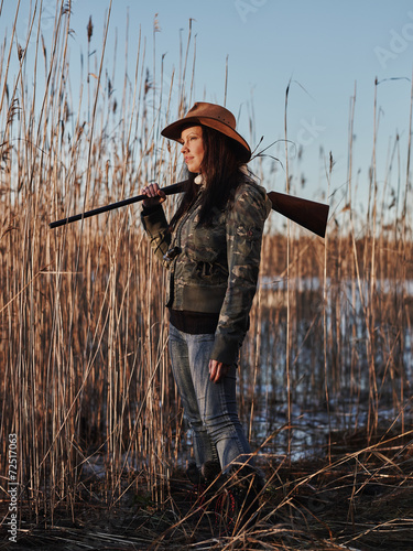 Female duck hunter