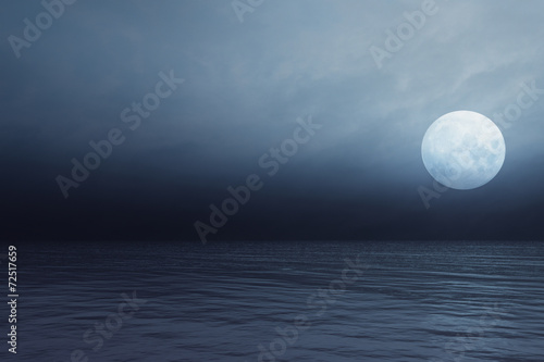 Sea at night © Onyshchenko
