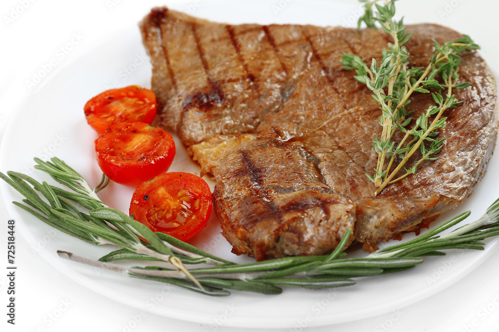 Delicious grilled meat close-up Delicious grilled meat close-up
