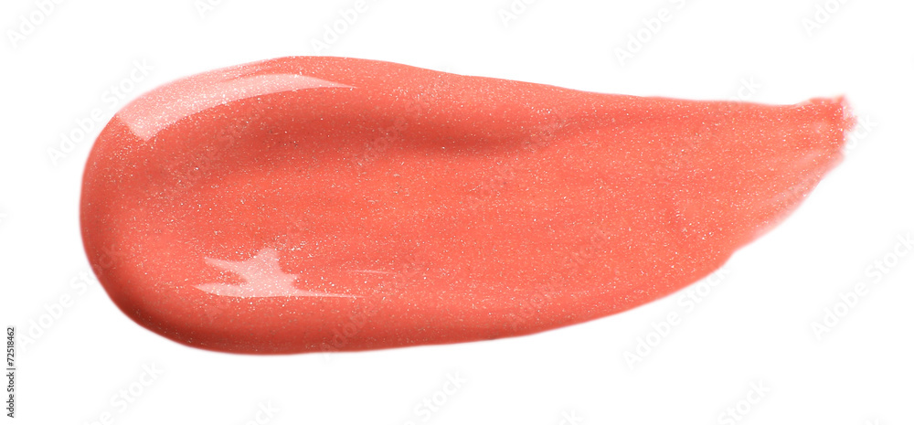 Lip gloss isolated on white Lip gloss isolated on white