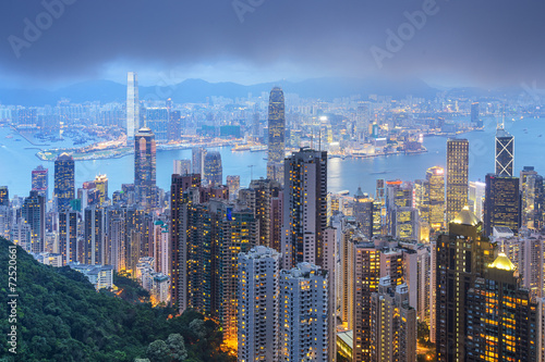 Hong Kong  China City Skyline