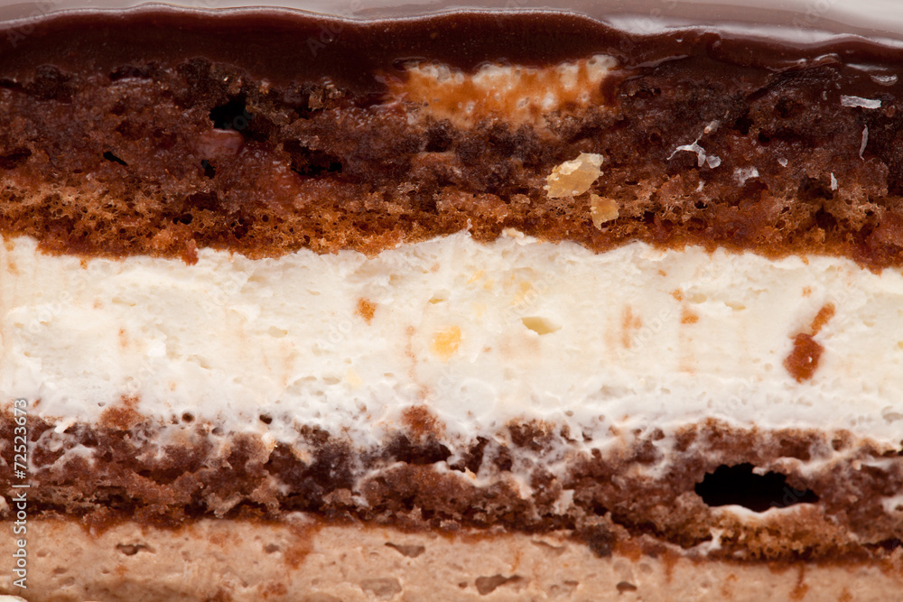 Fototapeta premium chocolate layer cake